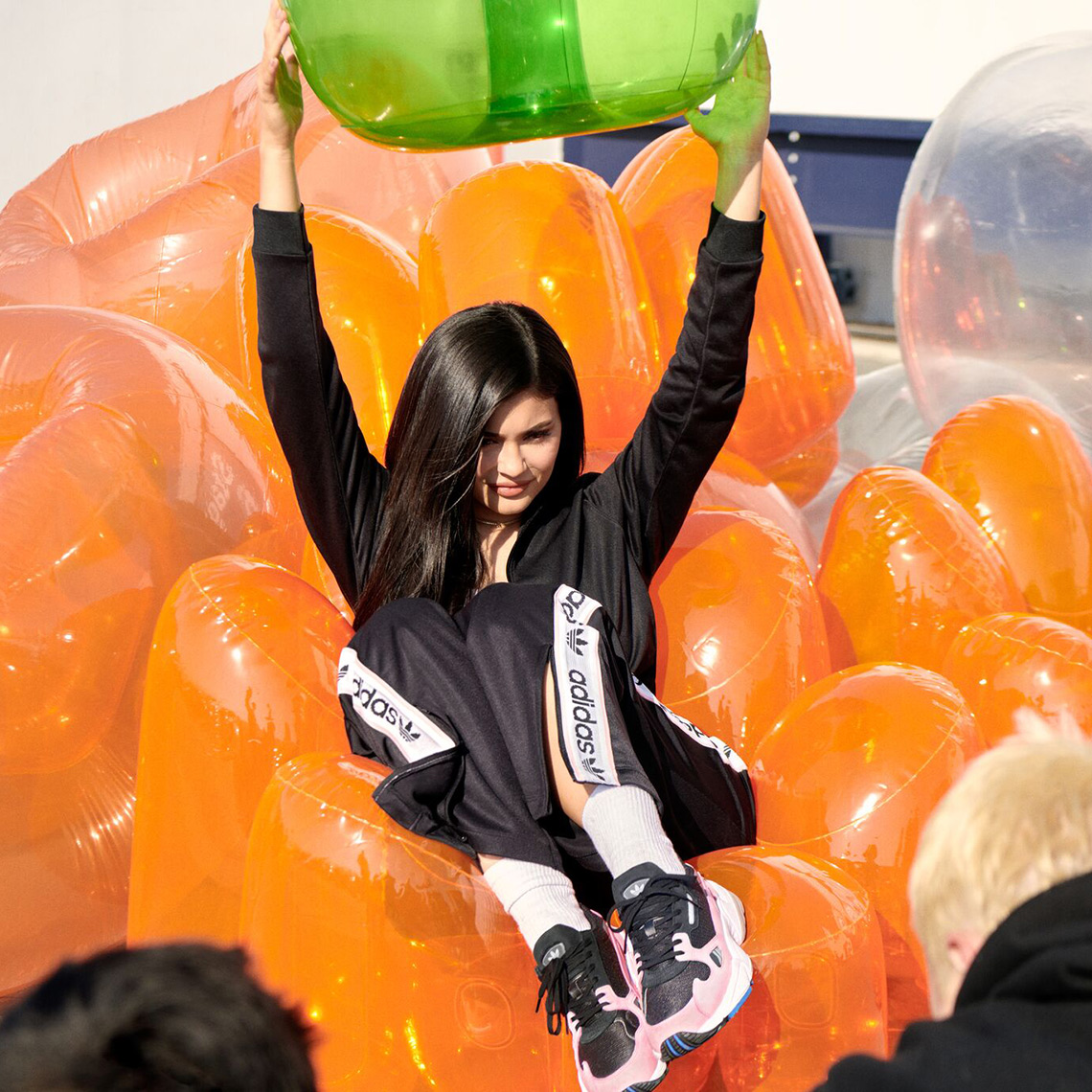 Kylie Jenner Stuns at Adidas Originals Falcon Shoes Celebration