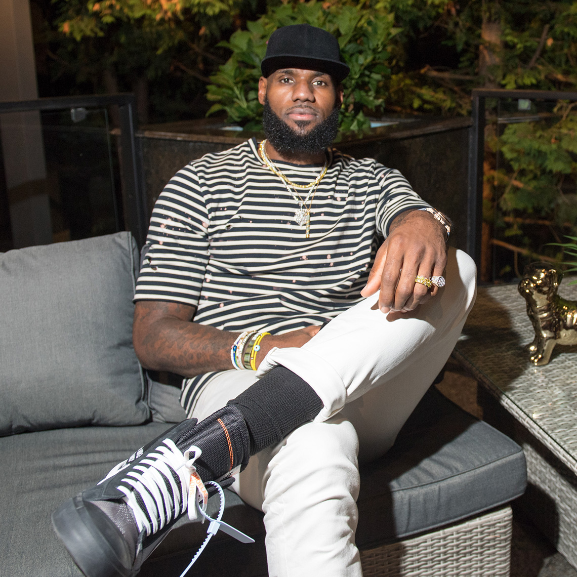 LeBron James Off-White Nike Blazer Black | SneakerNews.com