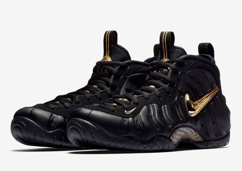 Nike Air Foamposite Pro Black Metallic Gold 624041-009 | SneakerNews.com