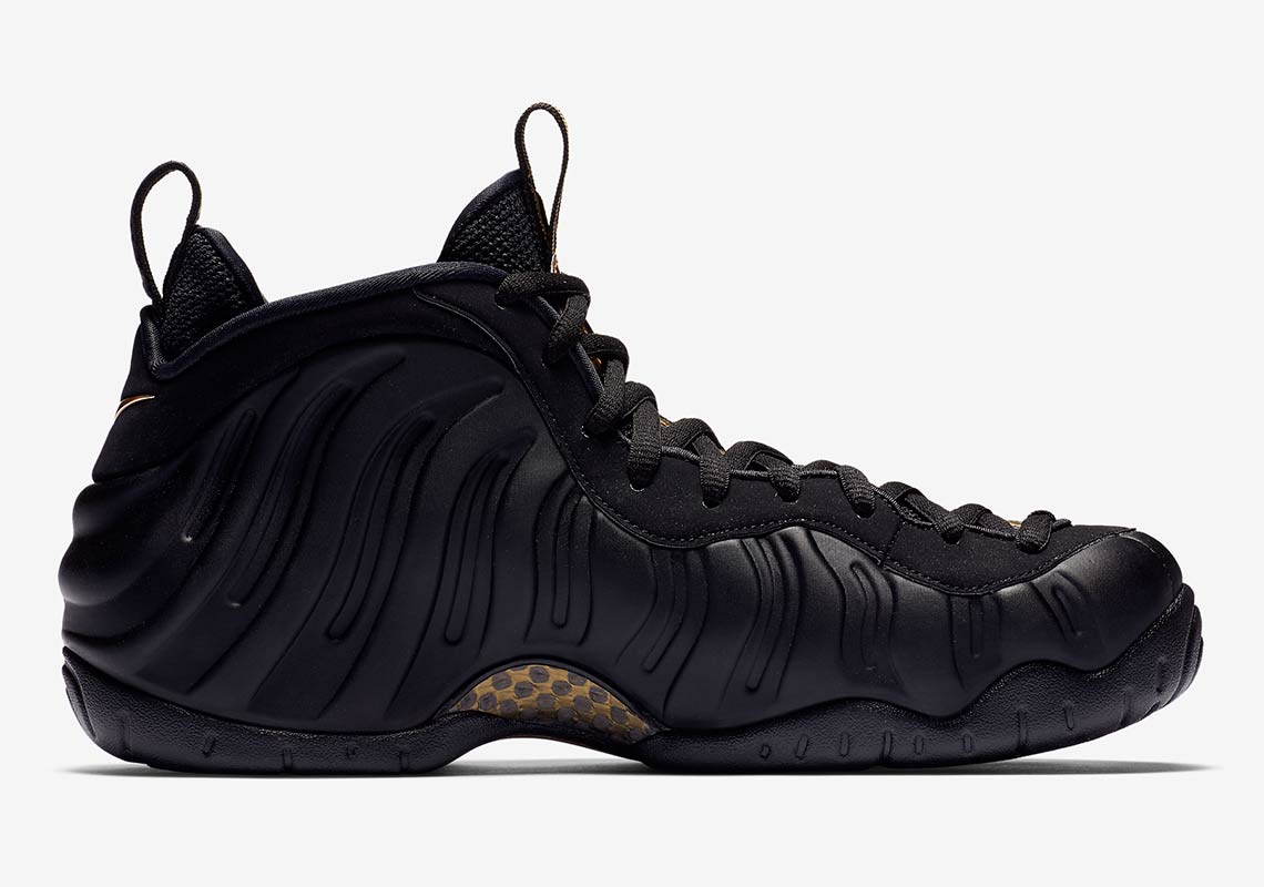 black and gold foamposites preschool