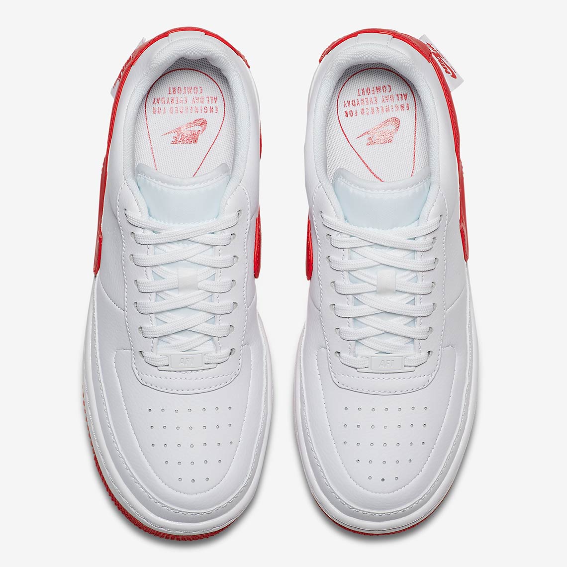 Nike Air Force 1 Jester White Red Ao1220 106 3