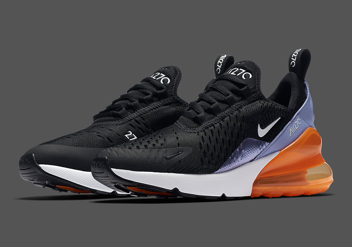 black and white air max 270 kids