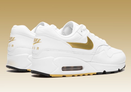 Nike’s Air Max 90/1 In Metallic Gold Is Available Now