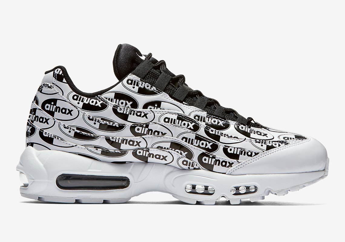 air max 95 black and white pack