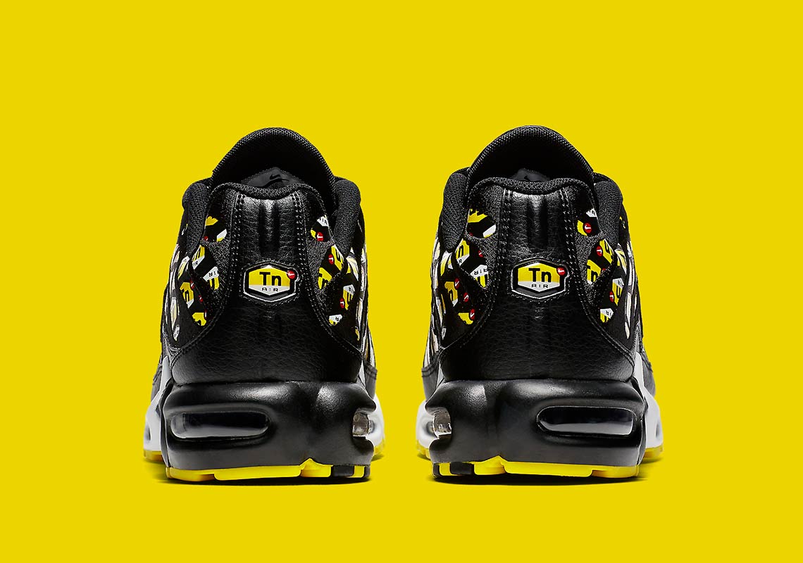 Nike Air Max Plus All Over Print Black Yellow 903827 002 5