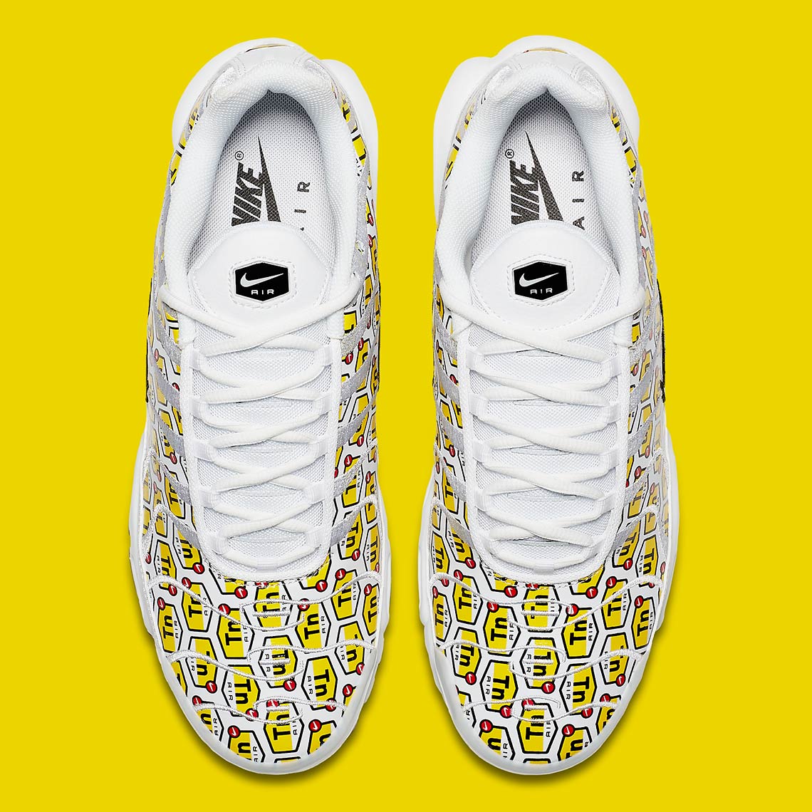 Nike Air Max Plus All Over Print White Yellow 903827 100 1