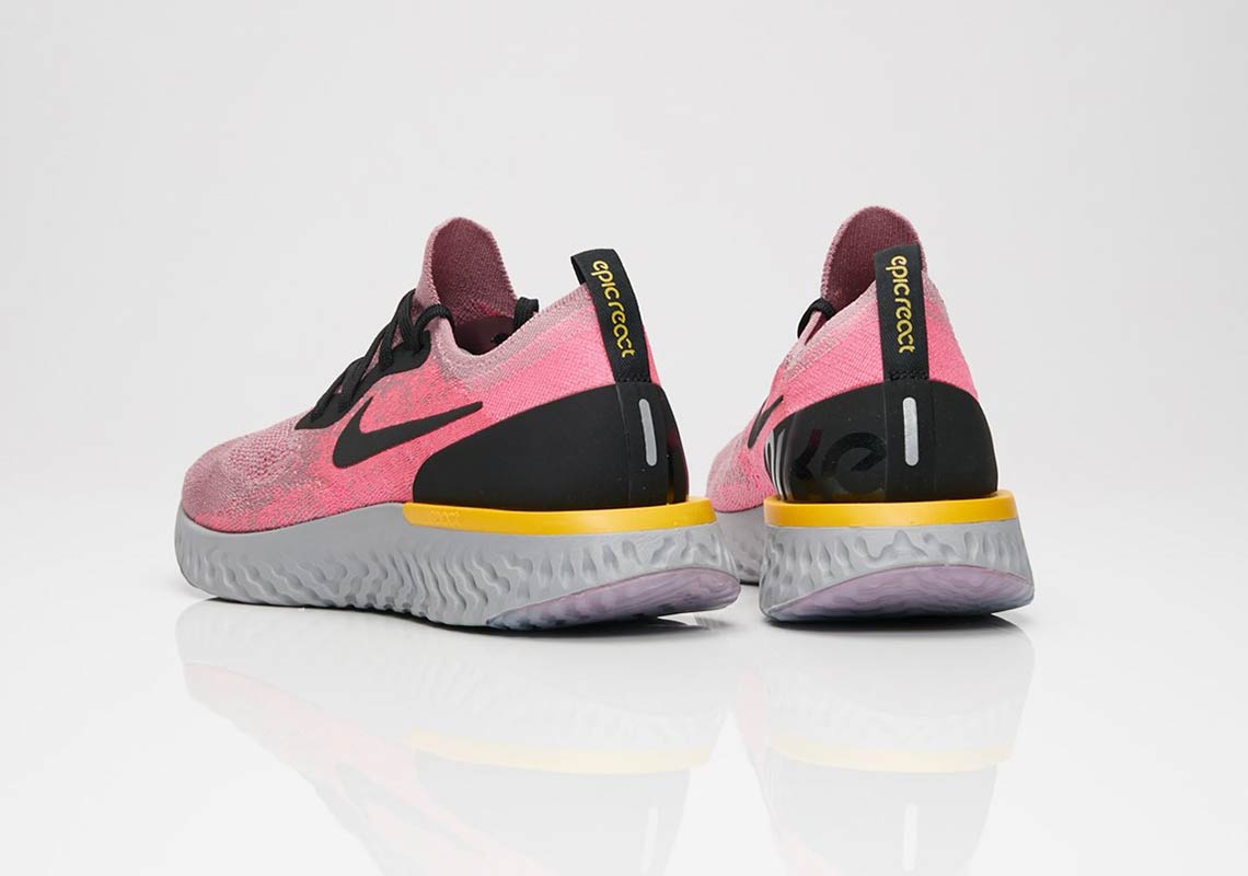 Nike Epic React Pink Black Yellow Aq0067 500 5