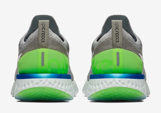The Familiar Sprite Color Combo Appears On The Nike Epic React