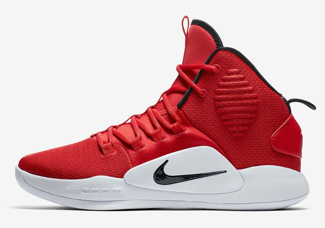 nike hyperdunk red and white