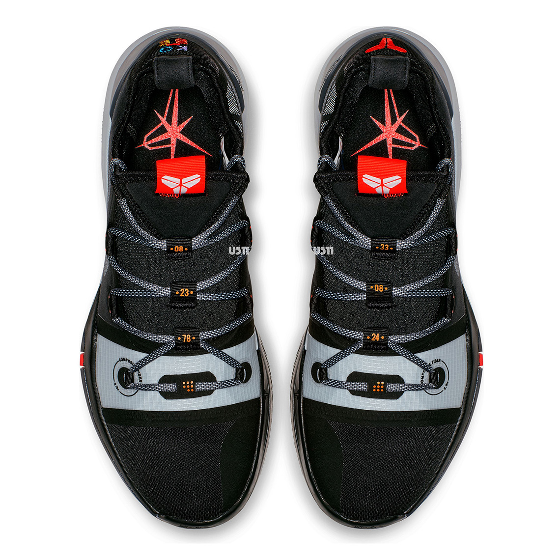 New Nike Kobe AD Shoe Black Grey AV3555 