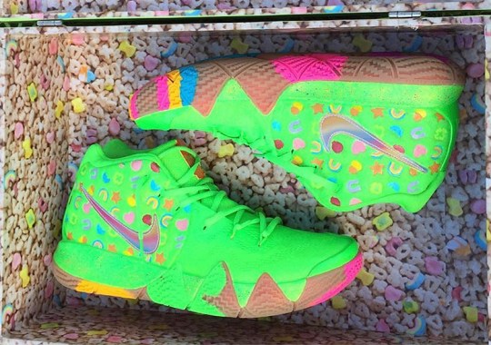 Nike Creates Alternate Green Colorway Of Kyrie 4 “Lucky Charms”