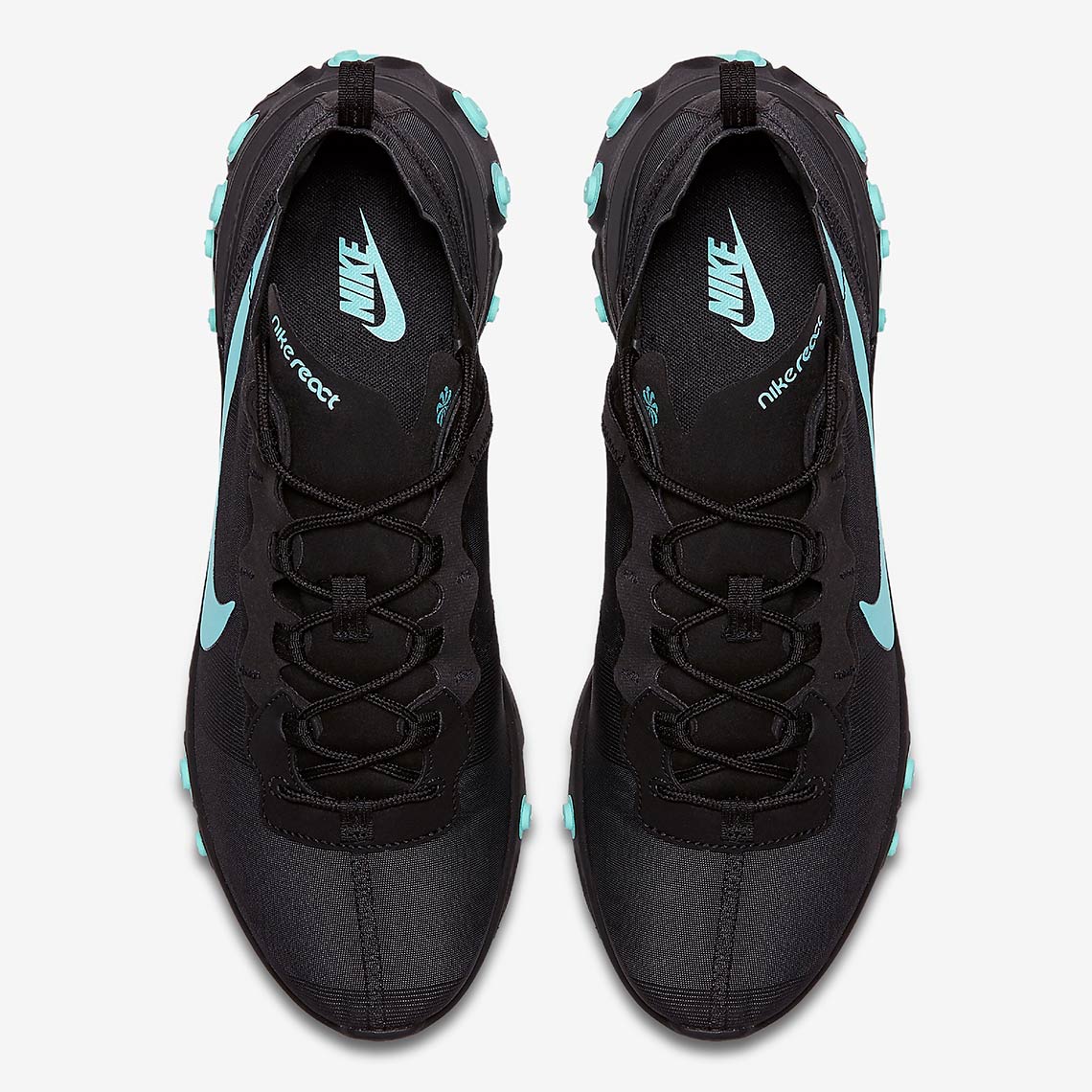 Nike React Element 55 Black Blue Bq6166 004 2