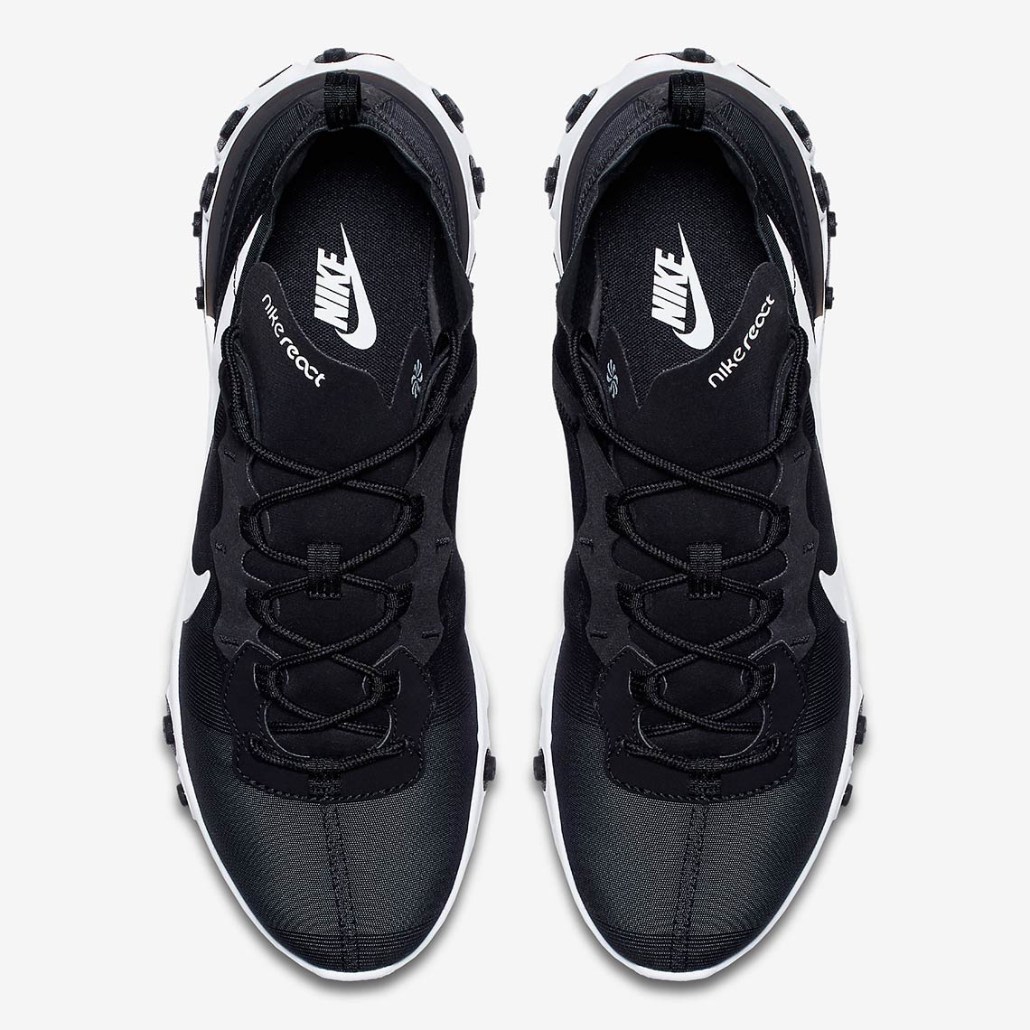 Nike React Element 55 Black White Bq6166 003 3