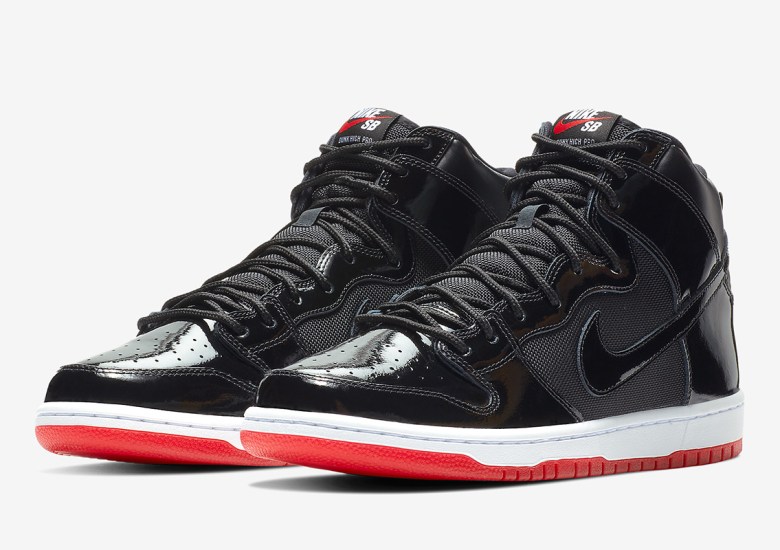 Nike SB Dunk High Jordan 11 Bred Release Info | SneakerNews.com