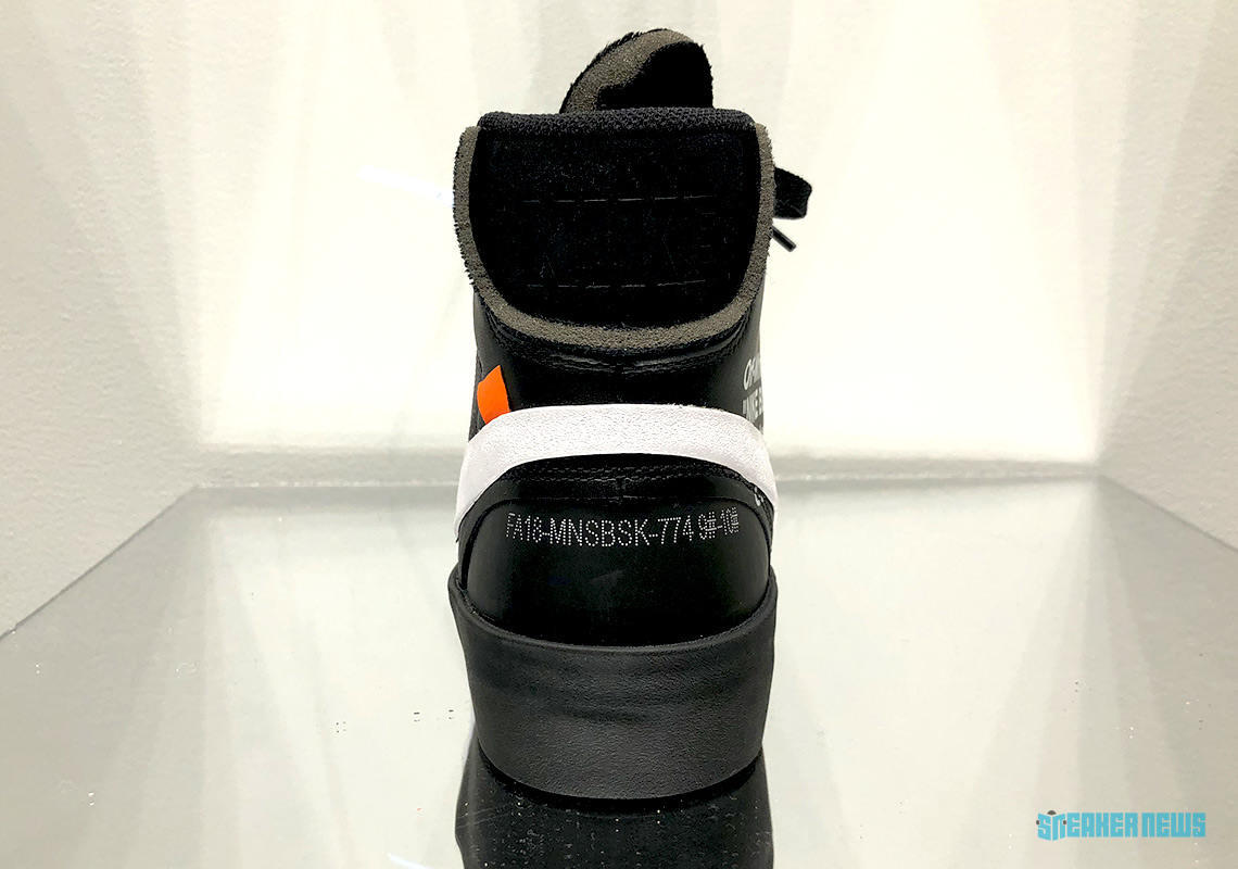 Detailed Look at the Off-White x Nike Air Force 1 Mid Grim Reaper Sample -  Sneaker News