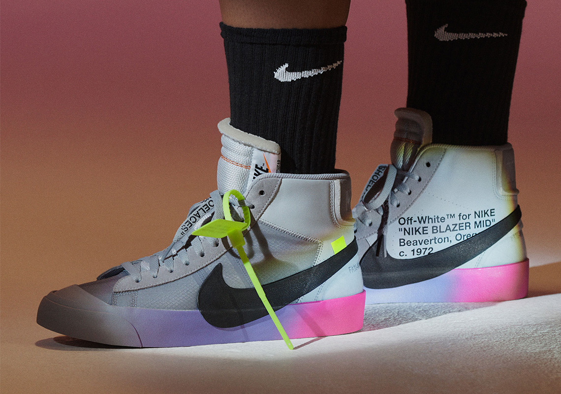 indoor Becks Freeze Off-White Virgil Abloh Serena Williams Nike Air Max 97 + Blazer |  SneakerNews.com