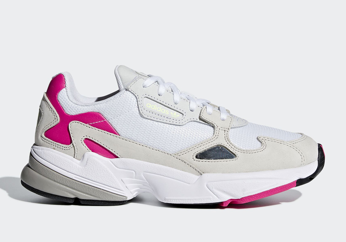Pink And White Dress Up This adidas Falcon For The Fall