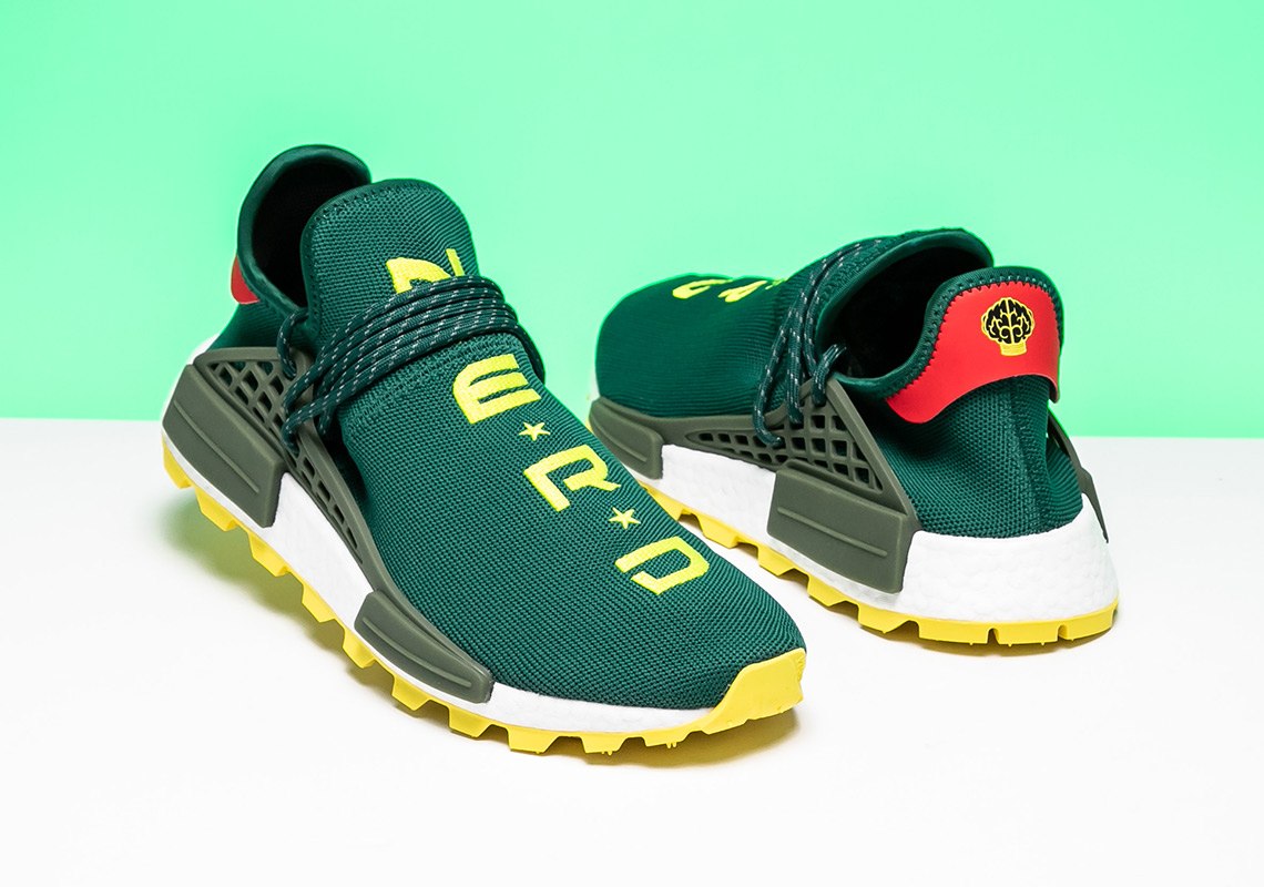adidas NMD Hu Pharrell Inspiration Pack Green Bump