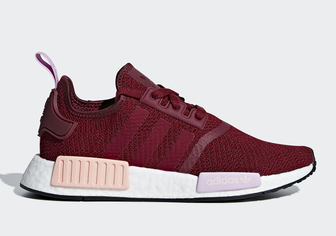 The adidas NMD R1 Adds Collegiate Burgundy