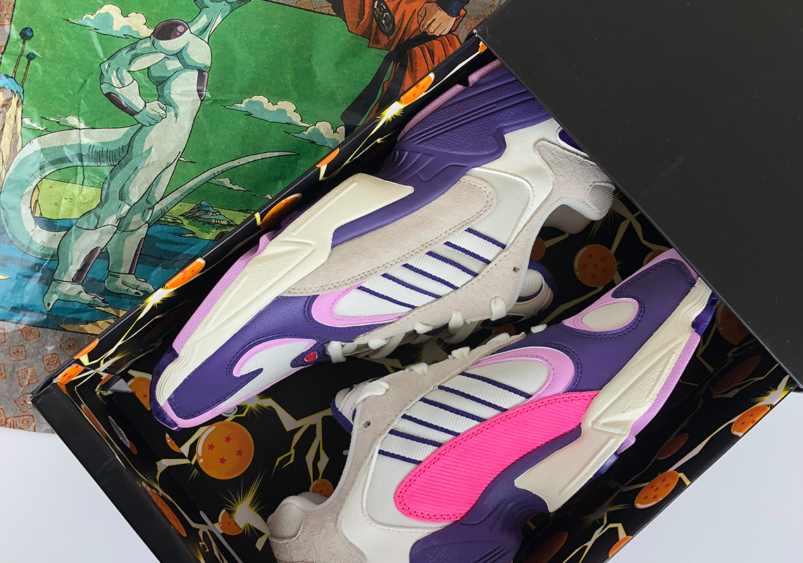 Dragon Ball Z adidas Yung-1 Frieza - Unboxing Video | SneakerNews.com