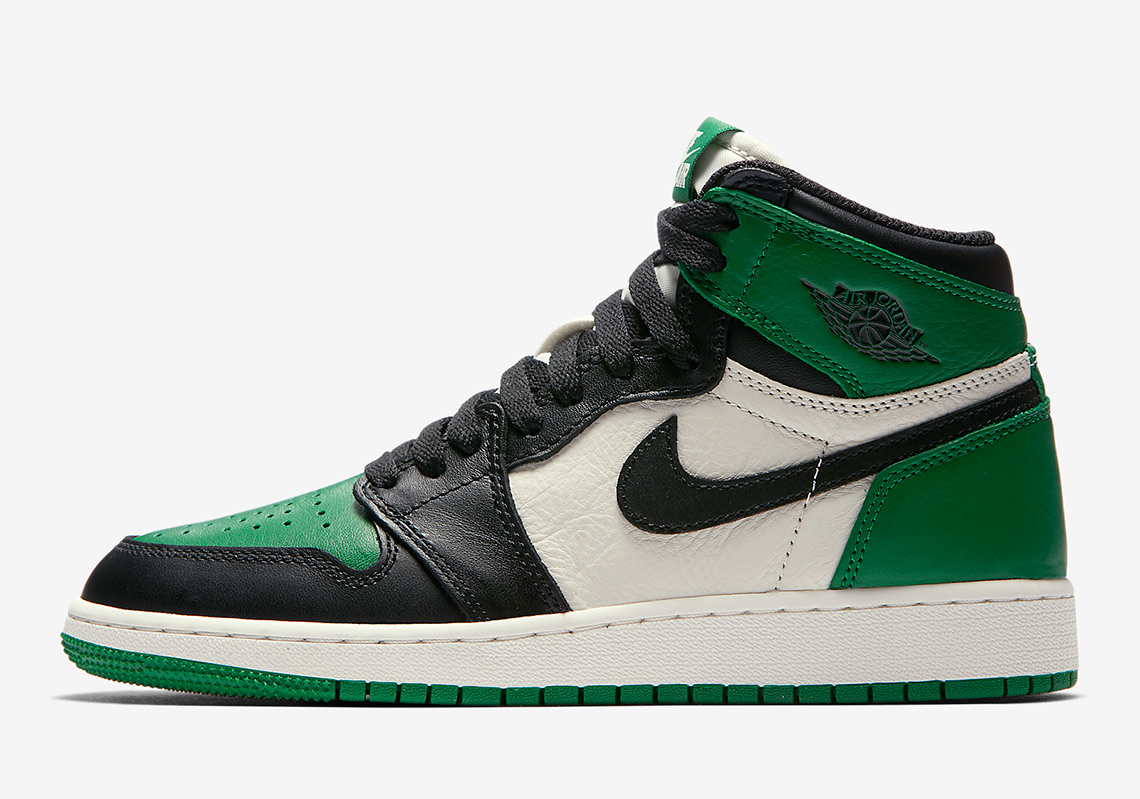 green and purple jordan 1 grade school