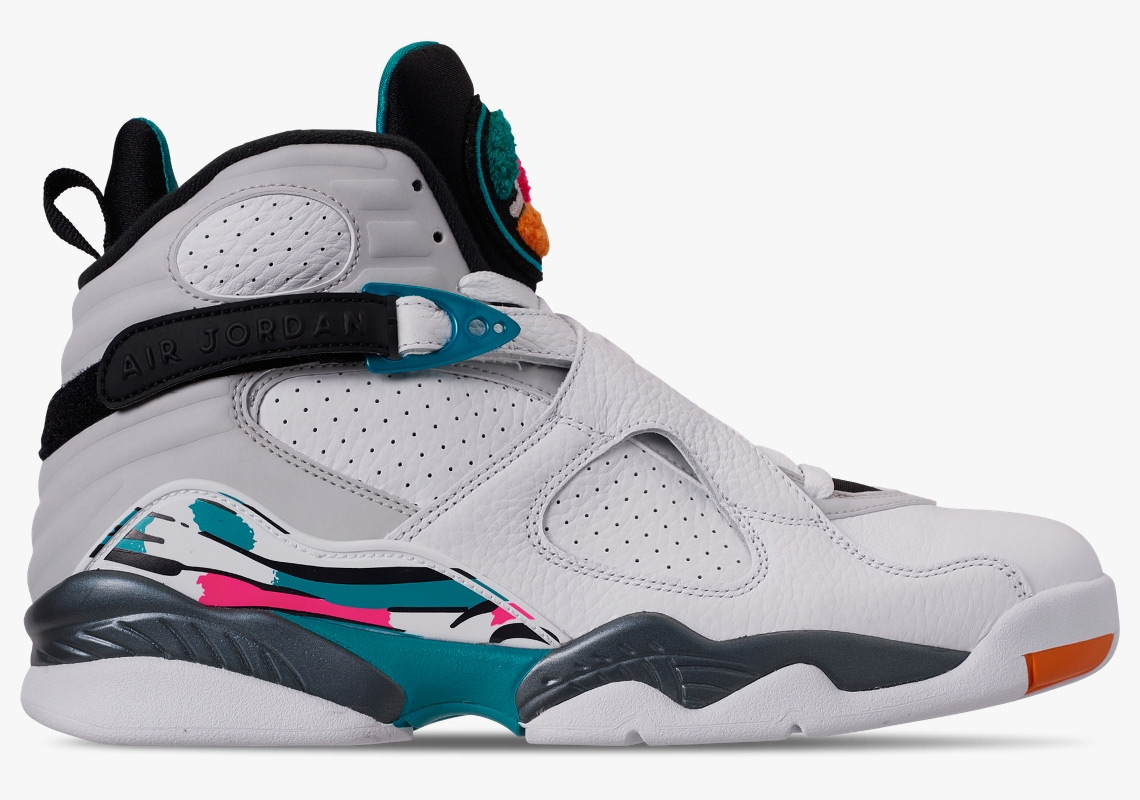 The Air Jordan 8 "South Beach" Is Releasing In Full Family Sizes