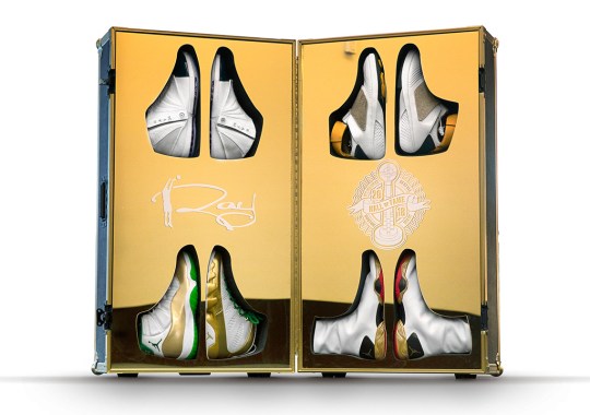 Jordan Brand Honors Ray Allen’s Hall Of Fame Shadow With An Incredible Air Jordan PE Set