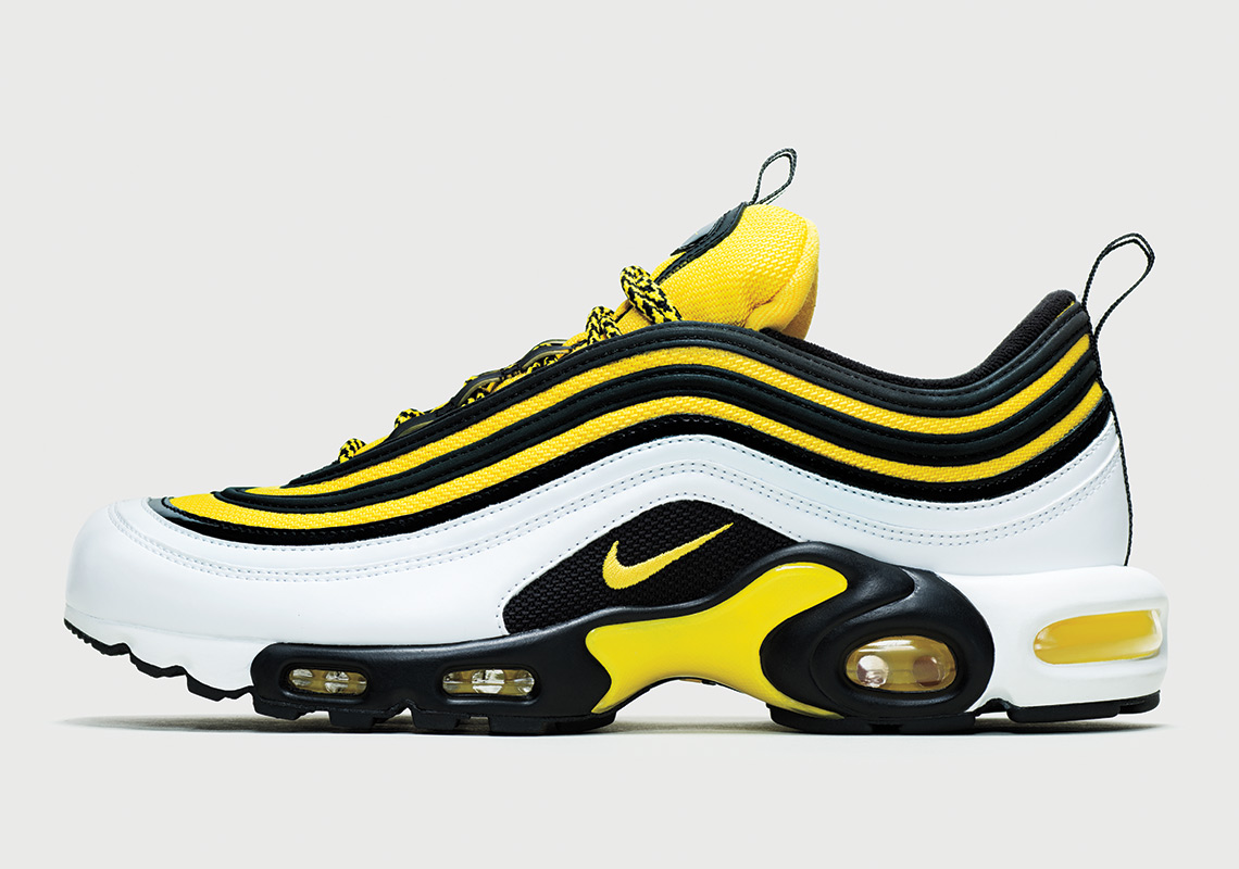 white yellow and black air max