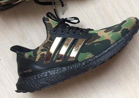 First Look At The BAPE x adidas Ultra Boost