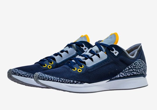 The Jordan 88 Racer Adds Collegiate Navy And Amarillo For The University Of Michigan