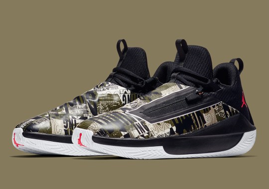 Jordan Brand’s Newest Shoe, The Hustle, Features A Collage On The Upper