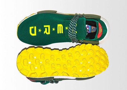 BBC Unveils Exclusive N*E*R*D boys adidas NMD Hu In Green And Yellow