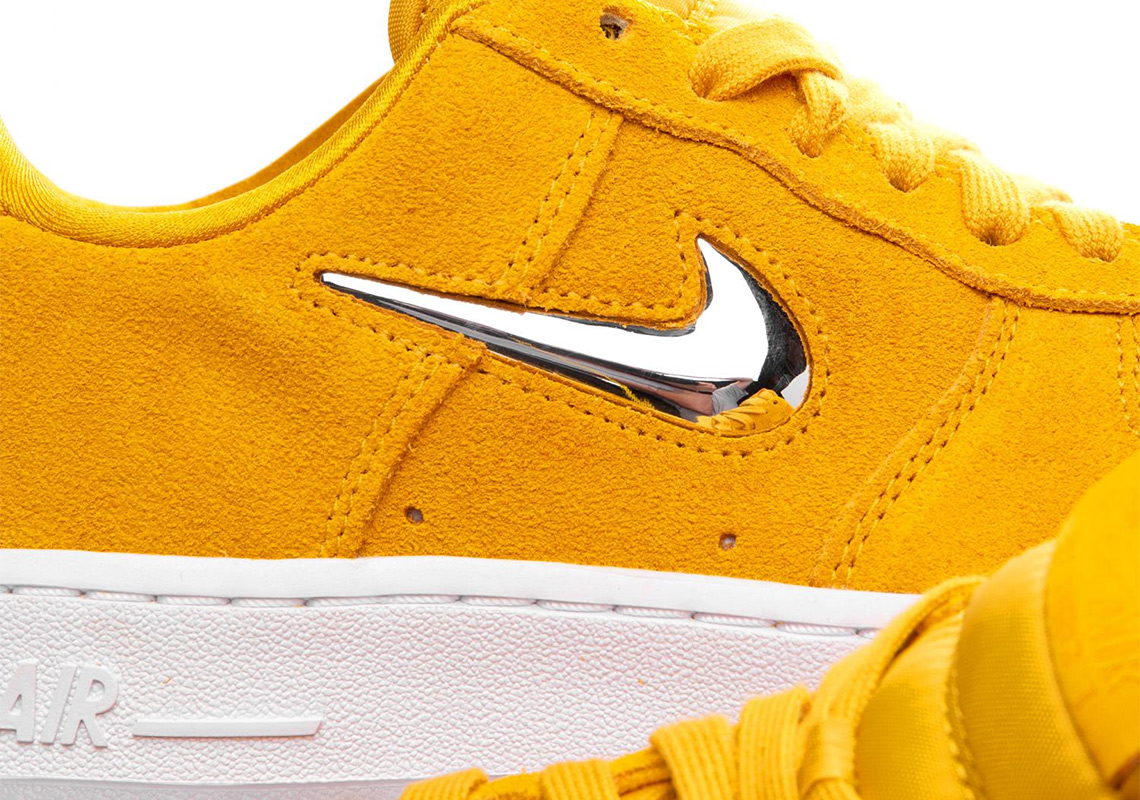 yellow and silver air force 1