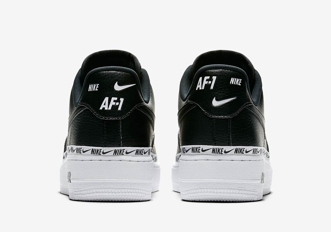 Nike Air Force 1 Womens Black Ah6827 002 4