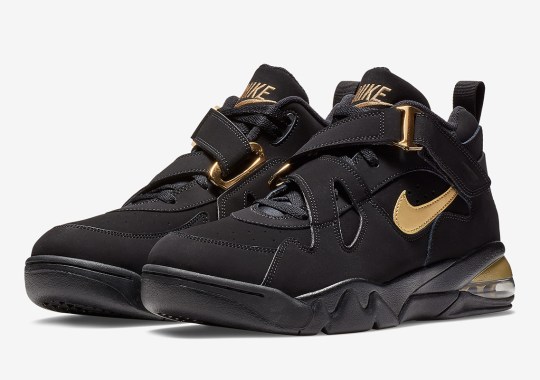 Charles Barkley’s Nike Air Force Max CB Appears In Black And Gold