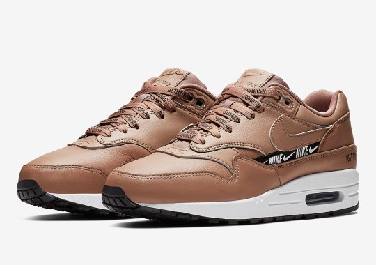 The Nike Air Max 1 In Tan Adds New Logo Elements