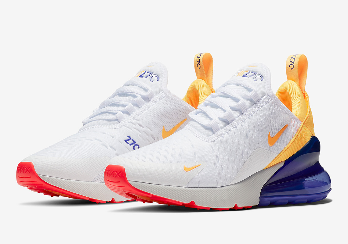 Air max 270 2024 red blue yellow