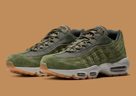 The Air Max 95 Arrives In A Fall-Ready “Olive Canvas”