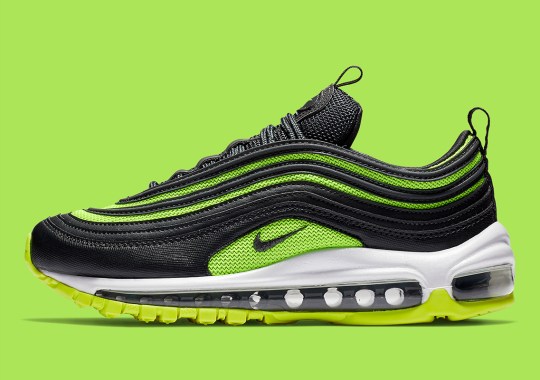 The Nike Air Max 97 Is Releasing Soon In Black And Neon Green