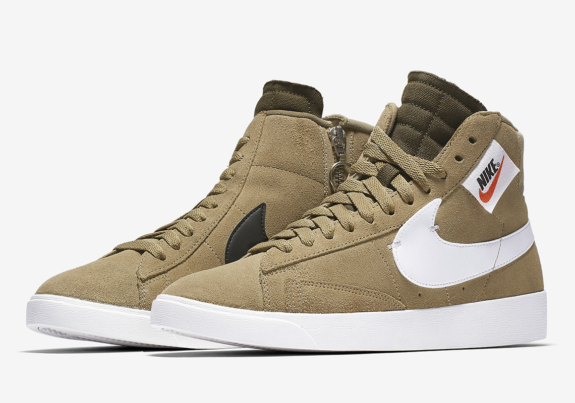 Nike w blazer mid shop rebel black/summit white-oil grey-oil grey