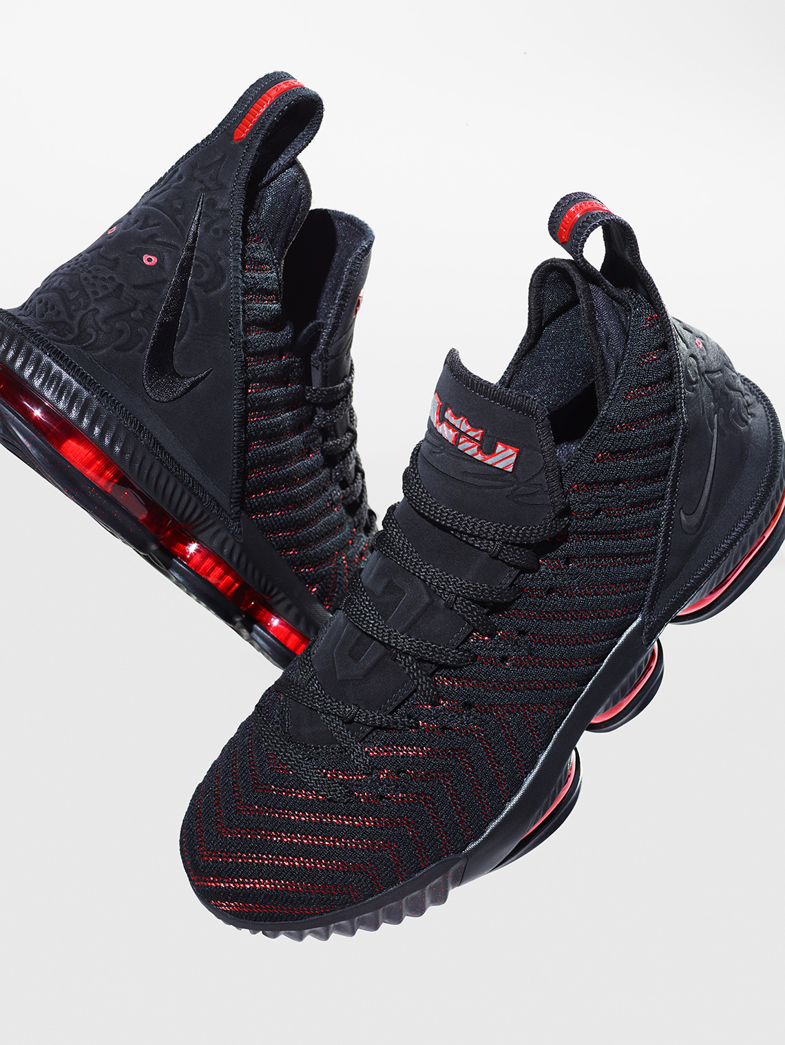 Nike LeBron 16 Fresh Bred Black Red 