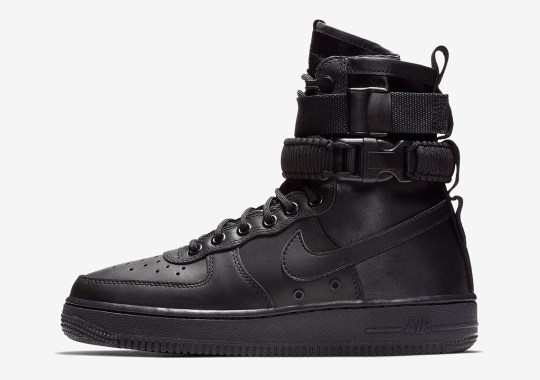 The Nike SF-AF1 Returns In Triple Black Leather