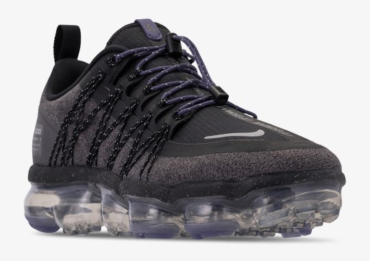 The Nike Vapormax Run Utility Features Full Reflectivity And Water Repellent Uppers