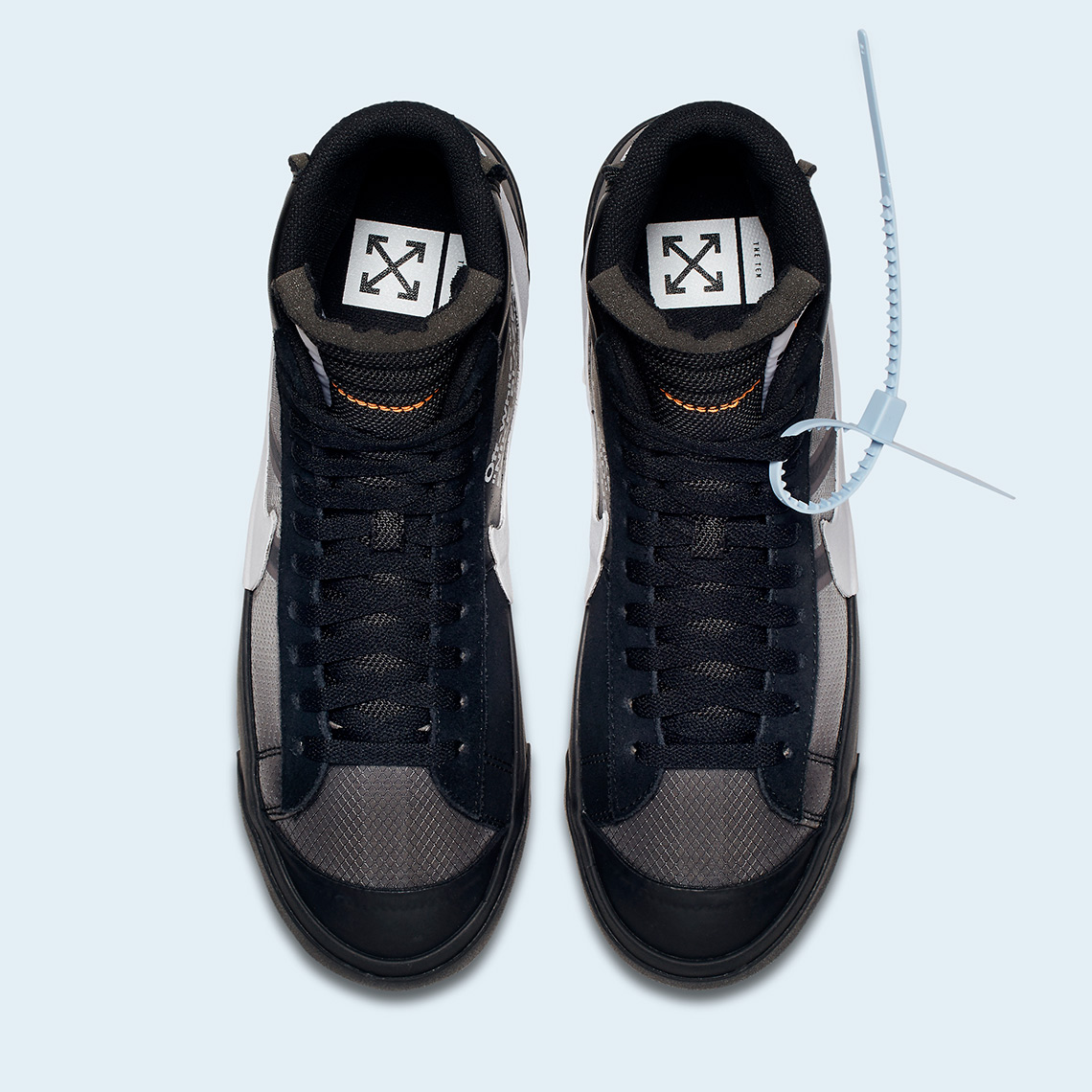 Off - White x Nike Blazer Black SPOOKY PACK — MissgolfShops - champs nike  roshe white and black sneakers
