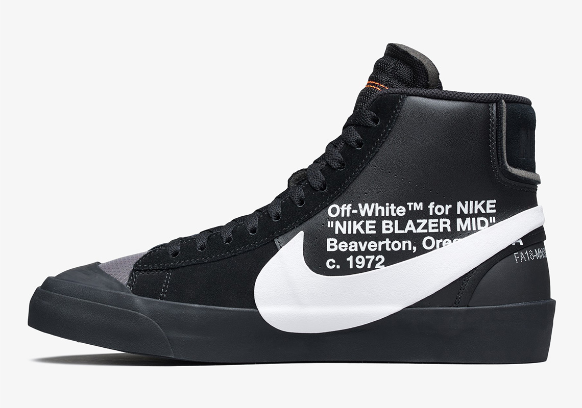 Off White Nike Blazer Black Aa3832 001 Official Images 2
