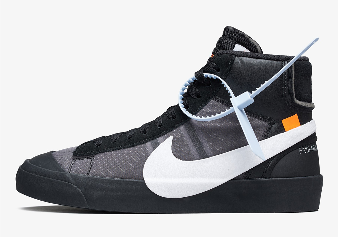 Off White Nike Blazer Black Aa3832 001 Official Images 3