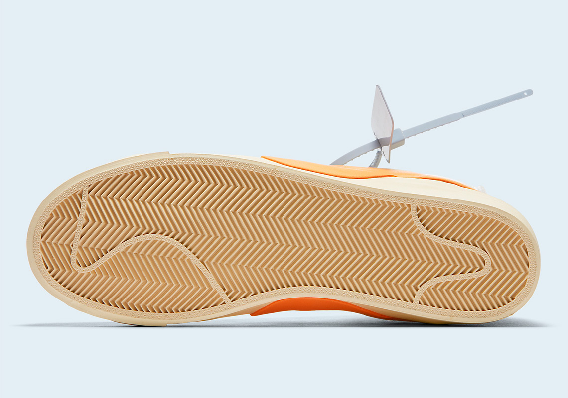 Off White Nike Blazer Tan Orange Aa3832 700 Release Info 1