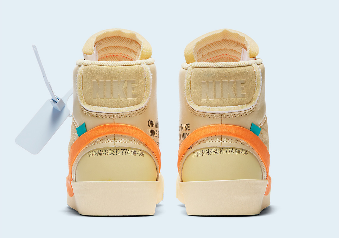 Off White Nike Blazer Tan Orange Aa3832 700 Release Info 2