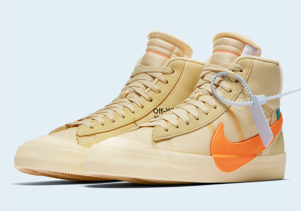 Off White Nike Blazer Orange All Hallows Eve Where To Buy Sneakernews Com