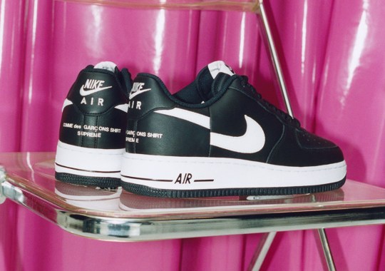 Supreme And Comme des Garçons SHIRT Reveal Nike Air Force 1 Low Collaboration For November